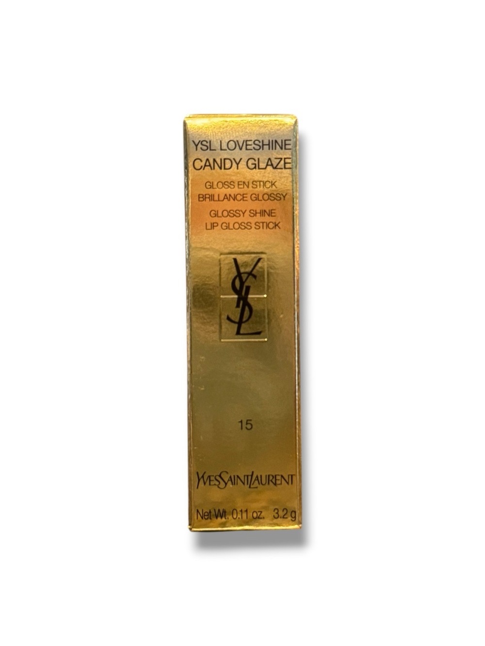 YSL Loveshine Candy Glaze Lip Gloss Stick in Showcasing Nude - Picture 11 of 12